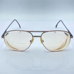 Vintage Club Classic Brown Bronze Aviator Sunglasses Frames Giorgio
